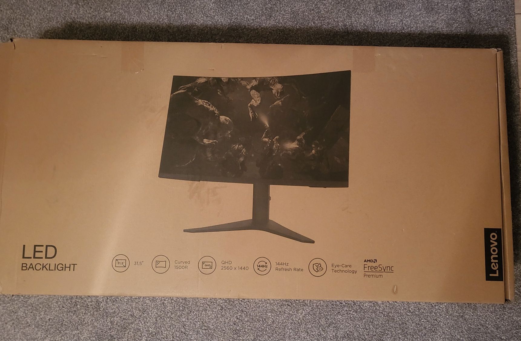 Duży LCD 31,5 Monitor lenovo gamingowy