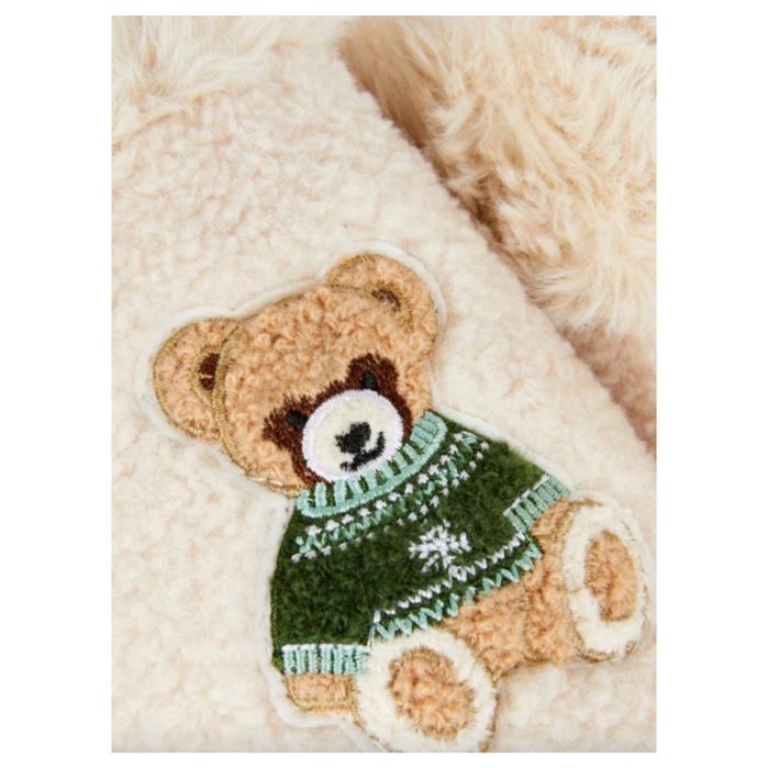 Ciepłe kapcie baranek MIŚ w świątecznym sweterku 40/41