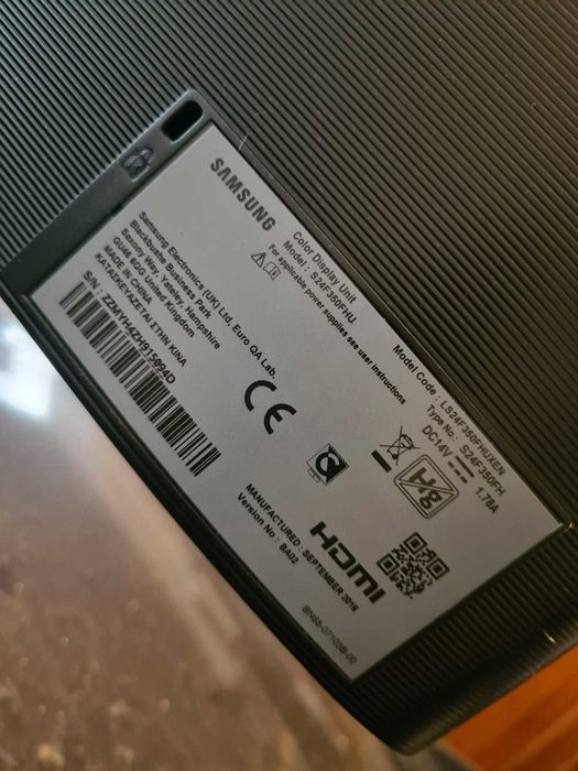 Monitor Samsung LS24F350FHUXEN 24" LED