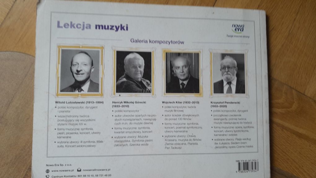 Lekcja muzyki podręcznik kl. 7 (zniszczony)