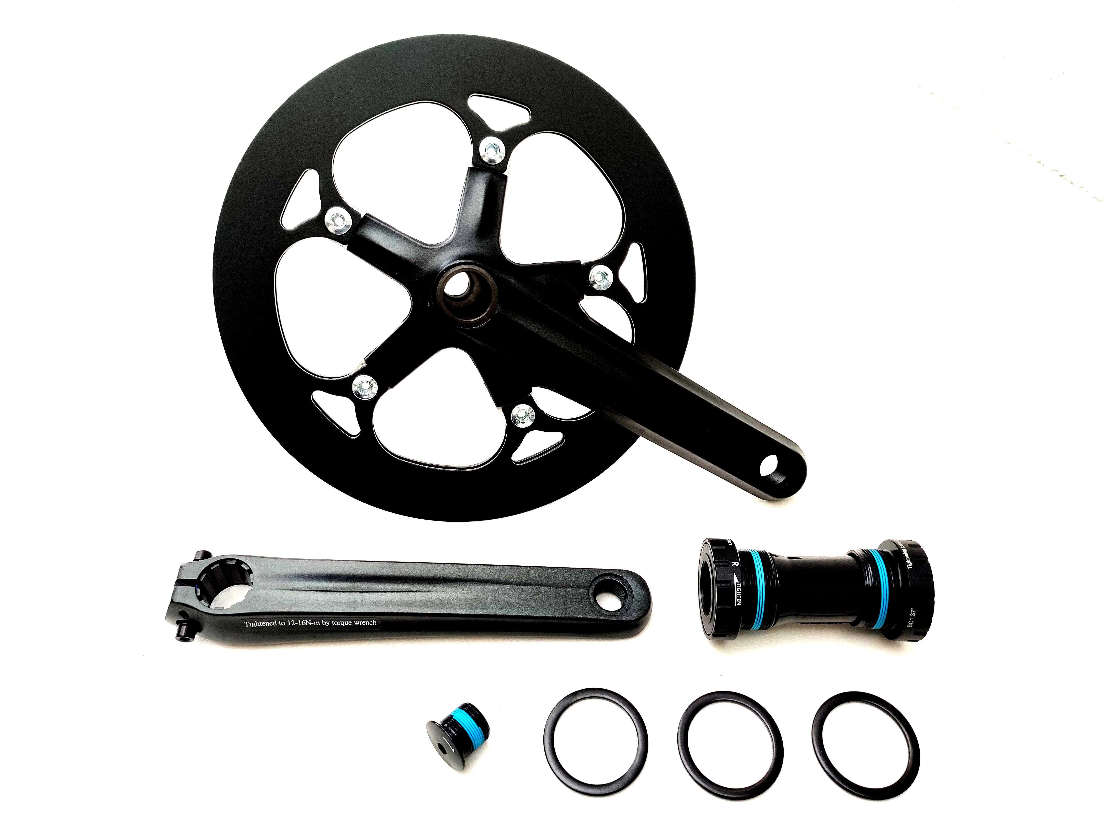 NOWE KORBY SAMOX 170 mm + RockRing do E-BIKE Dahon Rower Składany + BB