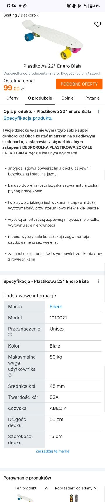 Deskorolka fiszka