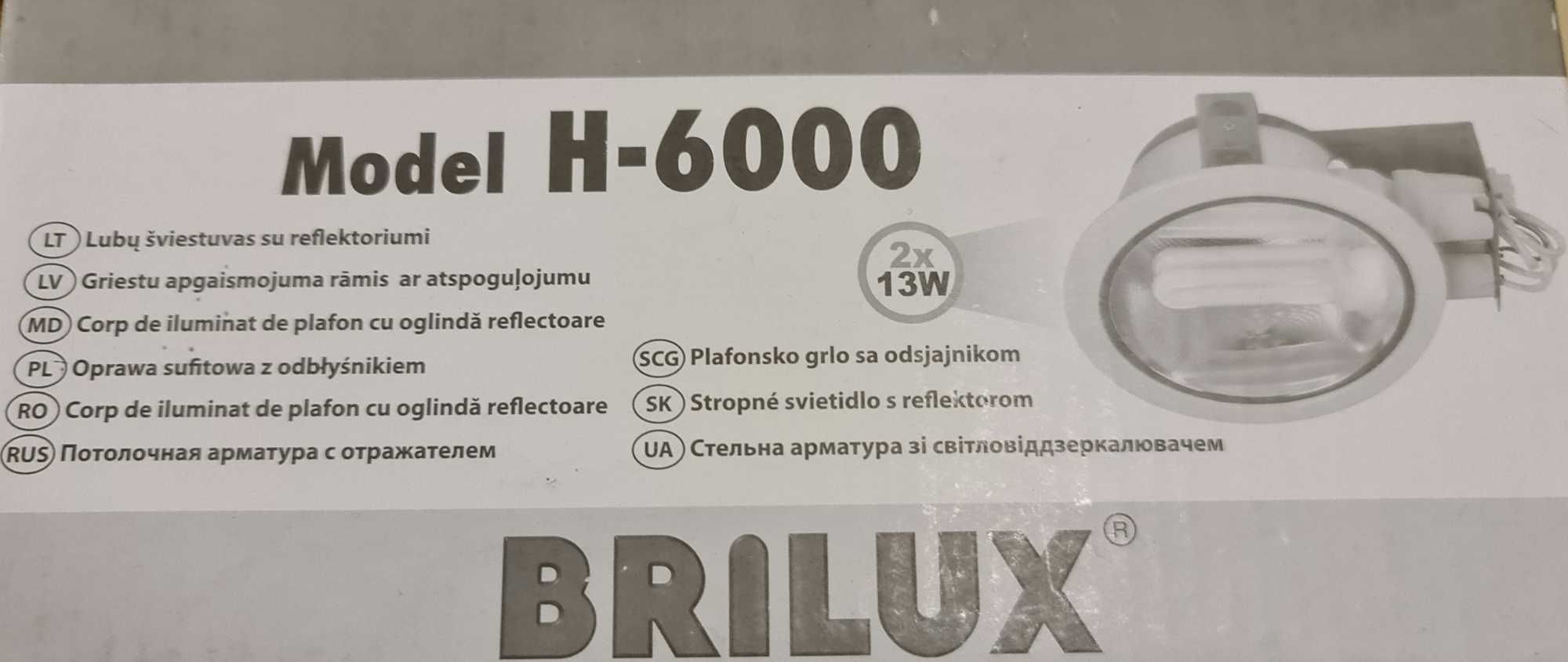 Oprawa sufitowa z odbłyśnikiem Brilux H-6000