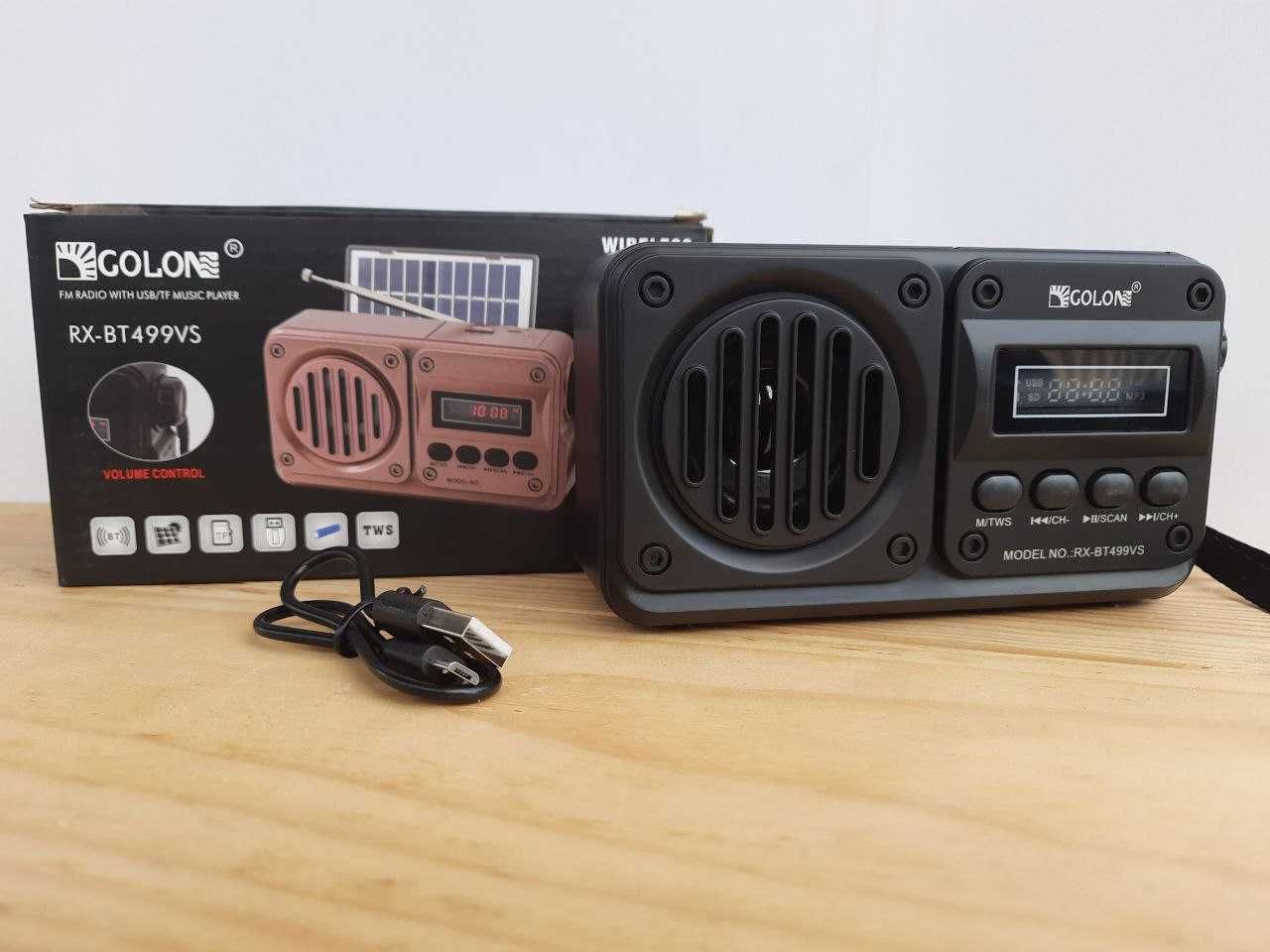 Радиоприемник с солнечной подзарядкой ,Bluetooth,usb