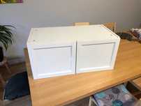 Nadstawka do regału Billy Ikea, biała 80x39x35 cm + drzwiczki Oxberg