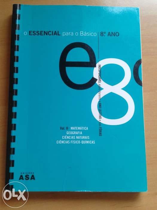 Livro auxiliar 8ano - mat, cfq, geo e ciências