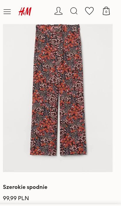 Zestaw h&M jak jedwab koszula + spodnie