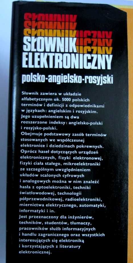 Słownik elektroniczny polsko-angielsko-rosyjski