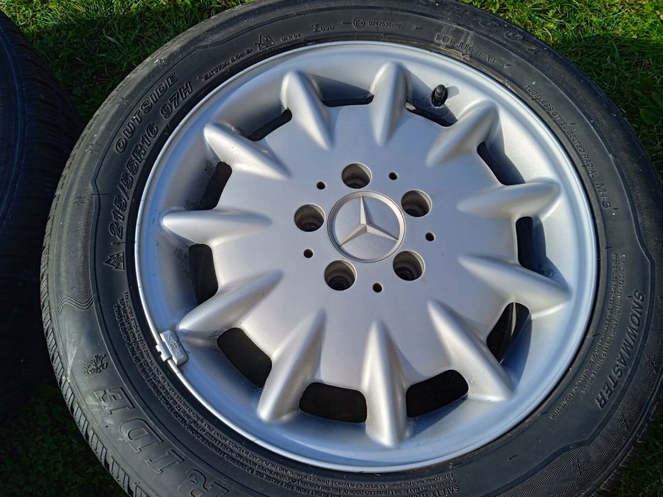 felgi aluminiowe 5x112 mercedes e klasa w210 w202 w203 w124 opony zimo