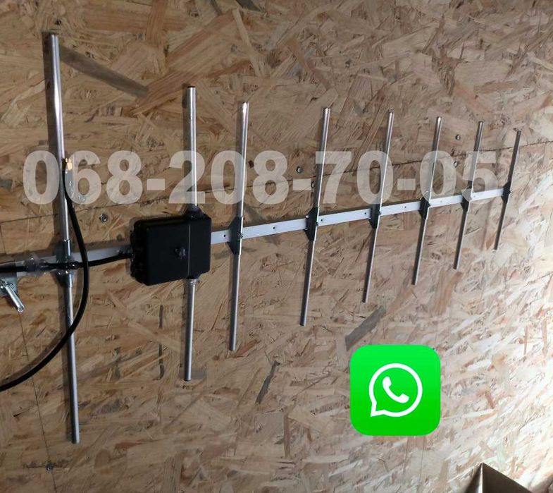 Антена Ягі 22dBi 410 433 450 470 750 870 915 МГц Мощная Любая частота