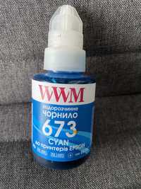 Чорнило WWM 673 Cyan для Epson 140г (E673C) водорозчинне