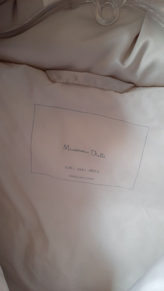Kamizelka Massimo Dutti L z kapturem długa nowa bez metki