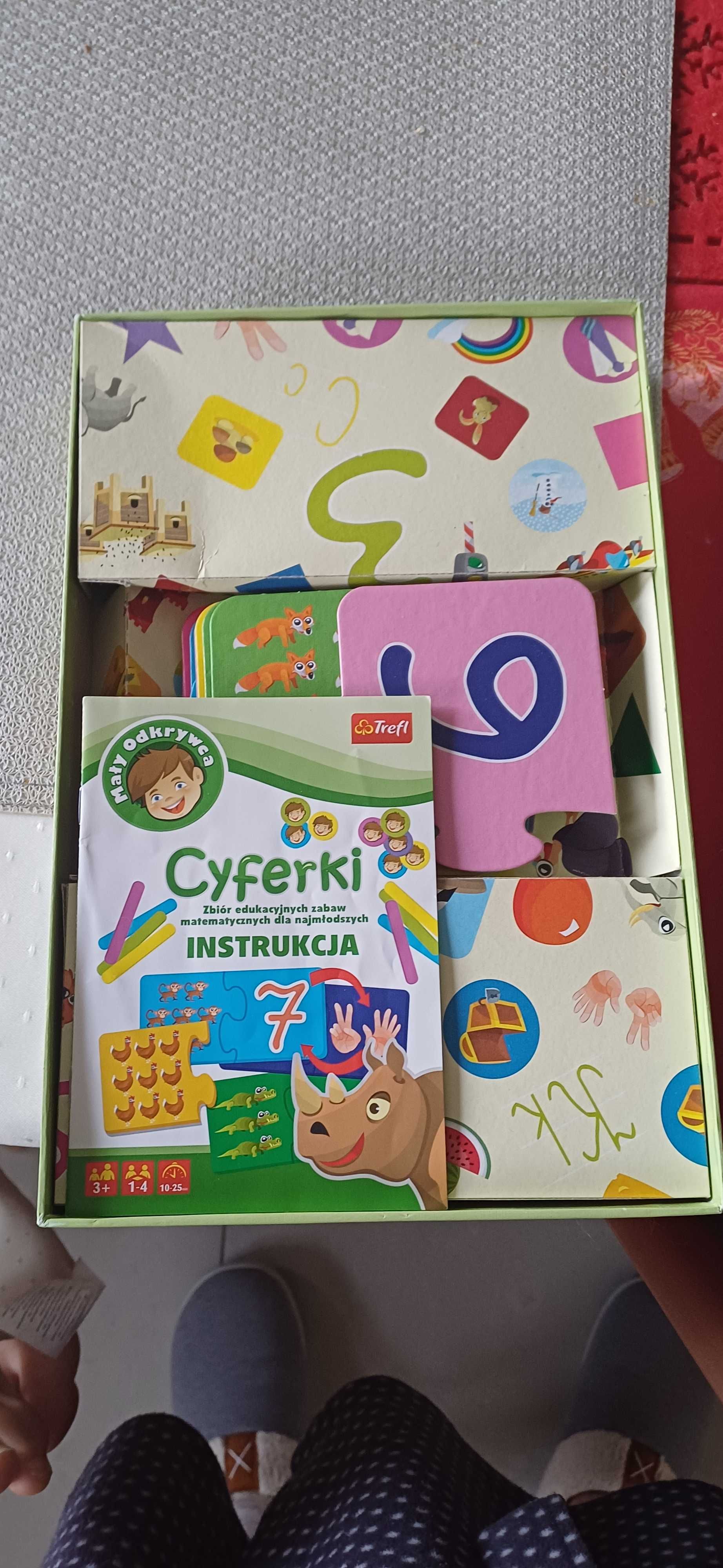 Cyferki gra edukacyjna Trefl.