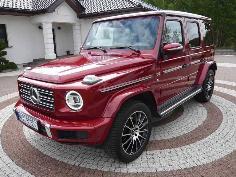 Zadbany G 500 V8 AMG I Właściciel Salon Polska Serwis ASO kolor bordo