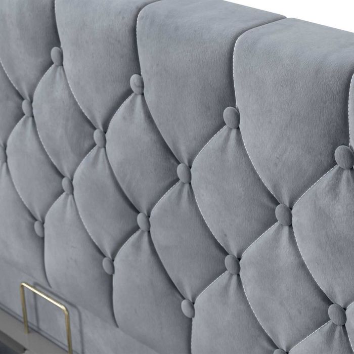 814 Łóżko tapicerowane stelaż LED 120x200 Rzeszów