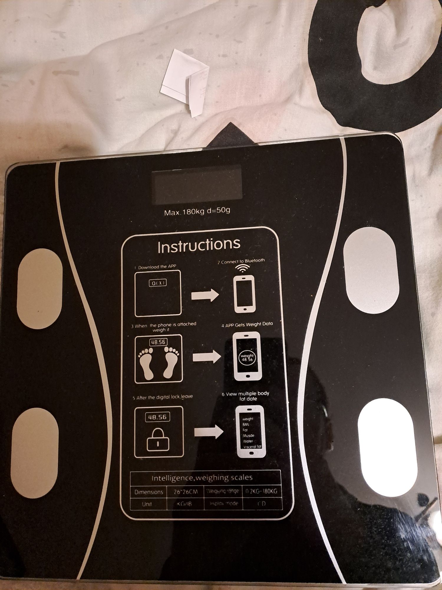 Waga elektroniczna na bluetooth