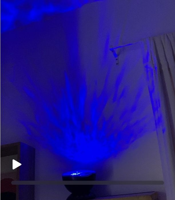 Luz e sons para relaxamento