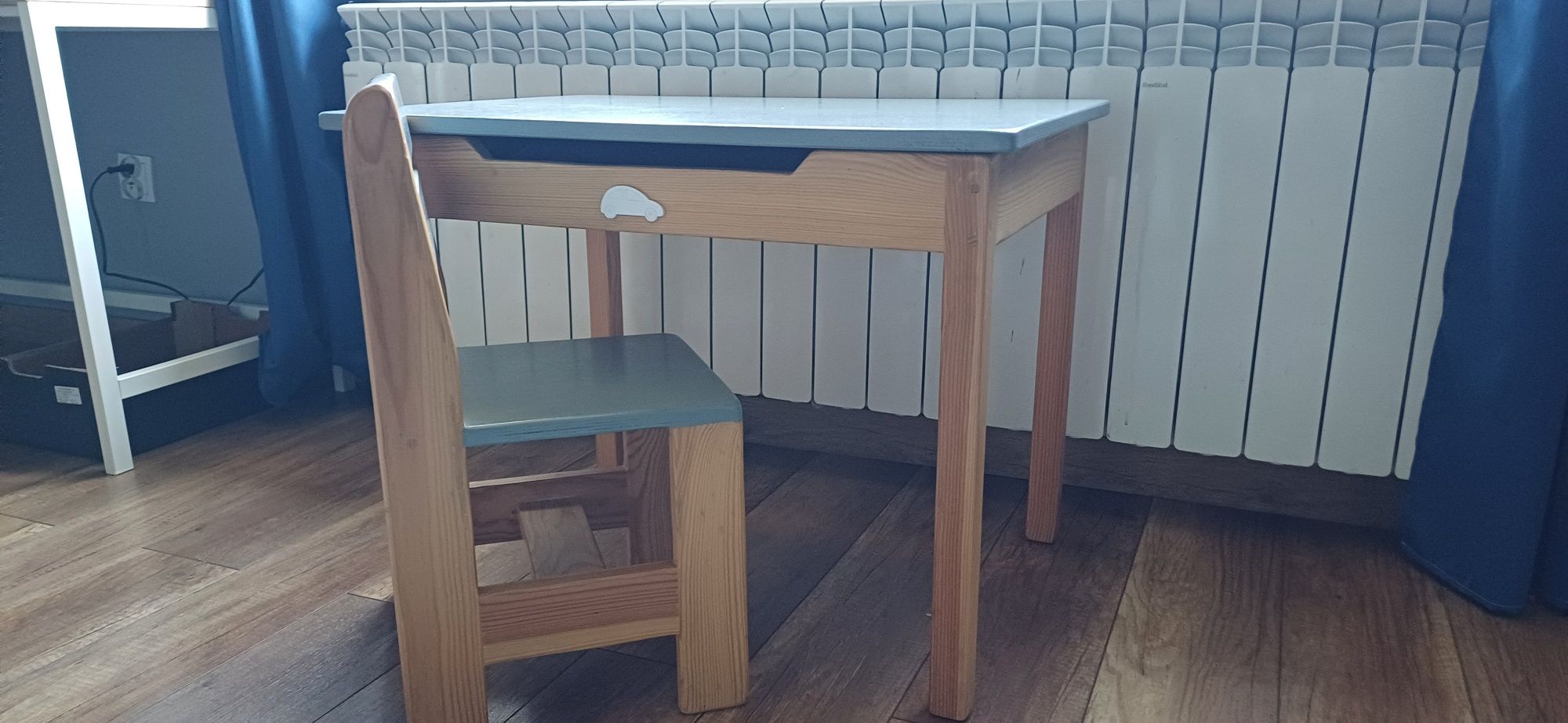 Stolik I krzesełko drewniane dla dziecka 3-7 lat Meble Grzeskowsky