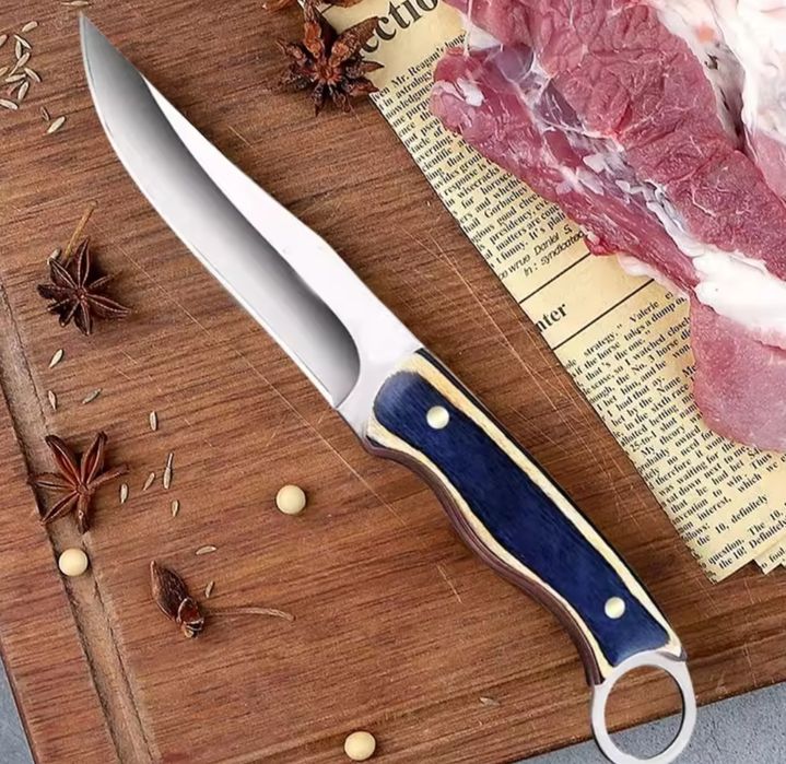 Facas de cozinha/caça de diversos modelo em aço inoxidável.