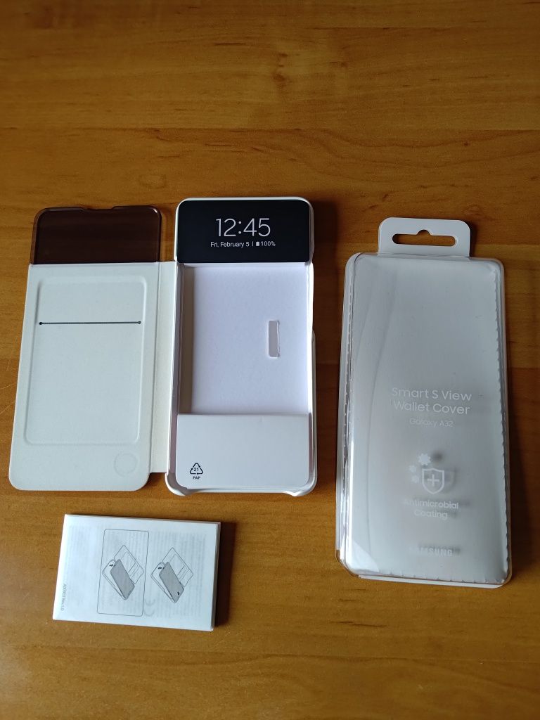 Oryginalne etui Smart S View Wallet Cover do Samsung Galaxy A32 (LTE)