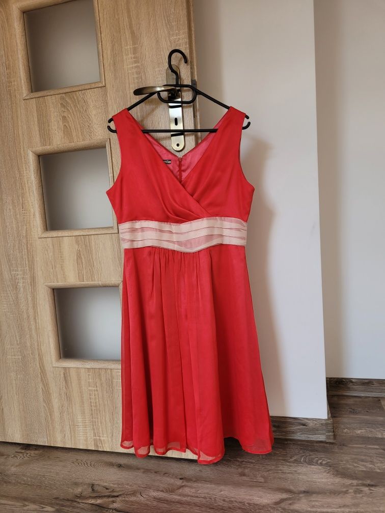 Salsa malinowa sukienka L/XL