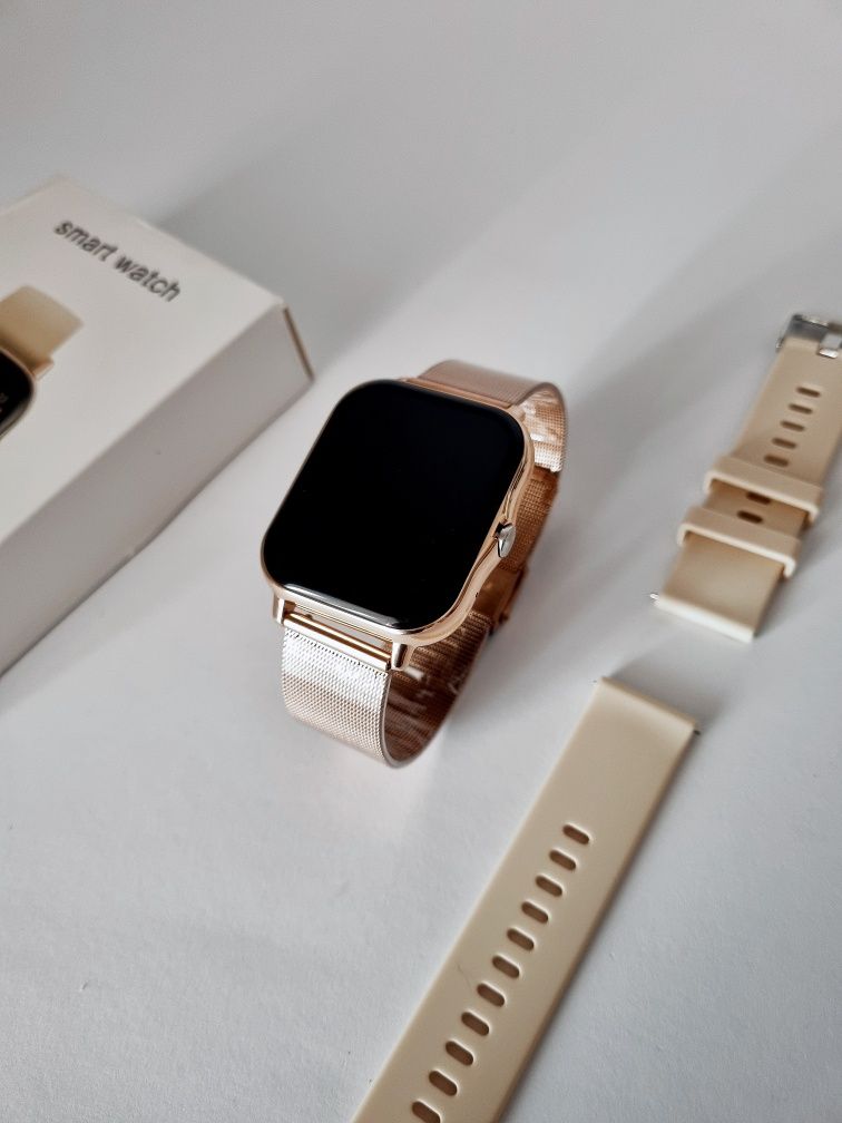 Złoty smartwatch