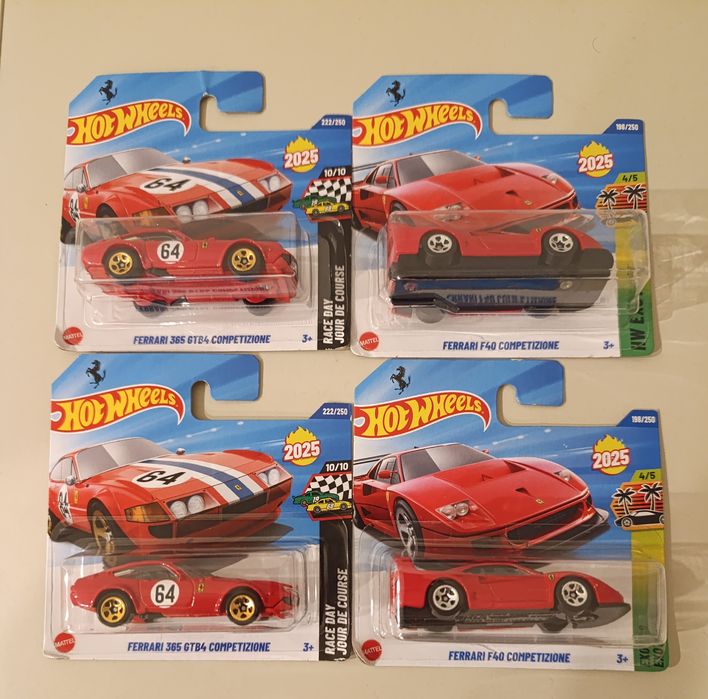Ferraris da hot wheels