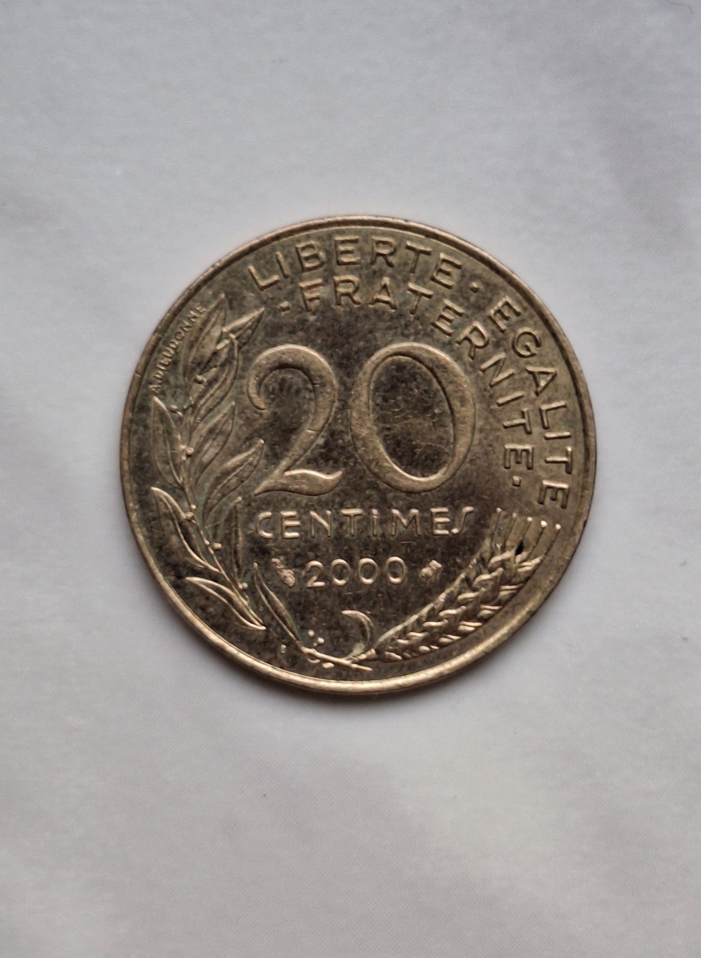 Moneta Francja 20 Centimes 2000