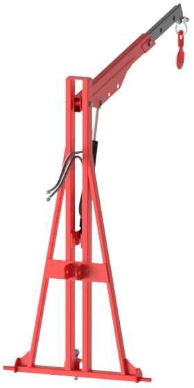 CRANE 350 ładowacz BIG -BAG, podnośnik do drewna Rębaki24