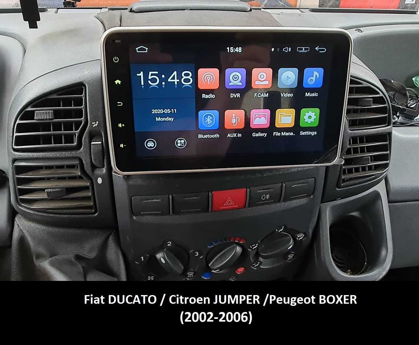 Rádio 1DIN (4/32GB) • 10.1" Rotativo • ANDROID • GPS • Apple CarPlay