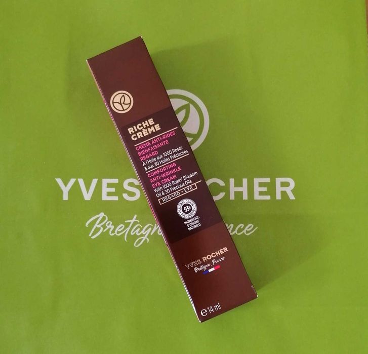Благотворный крем для контура глаз Riche Creme Yves Rocher Ів Роше Риш