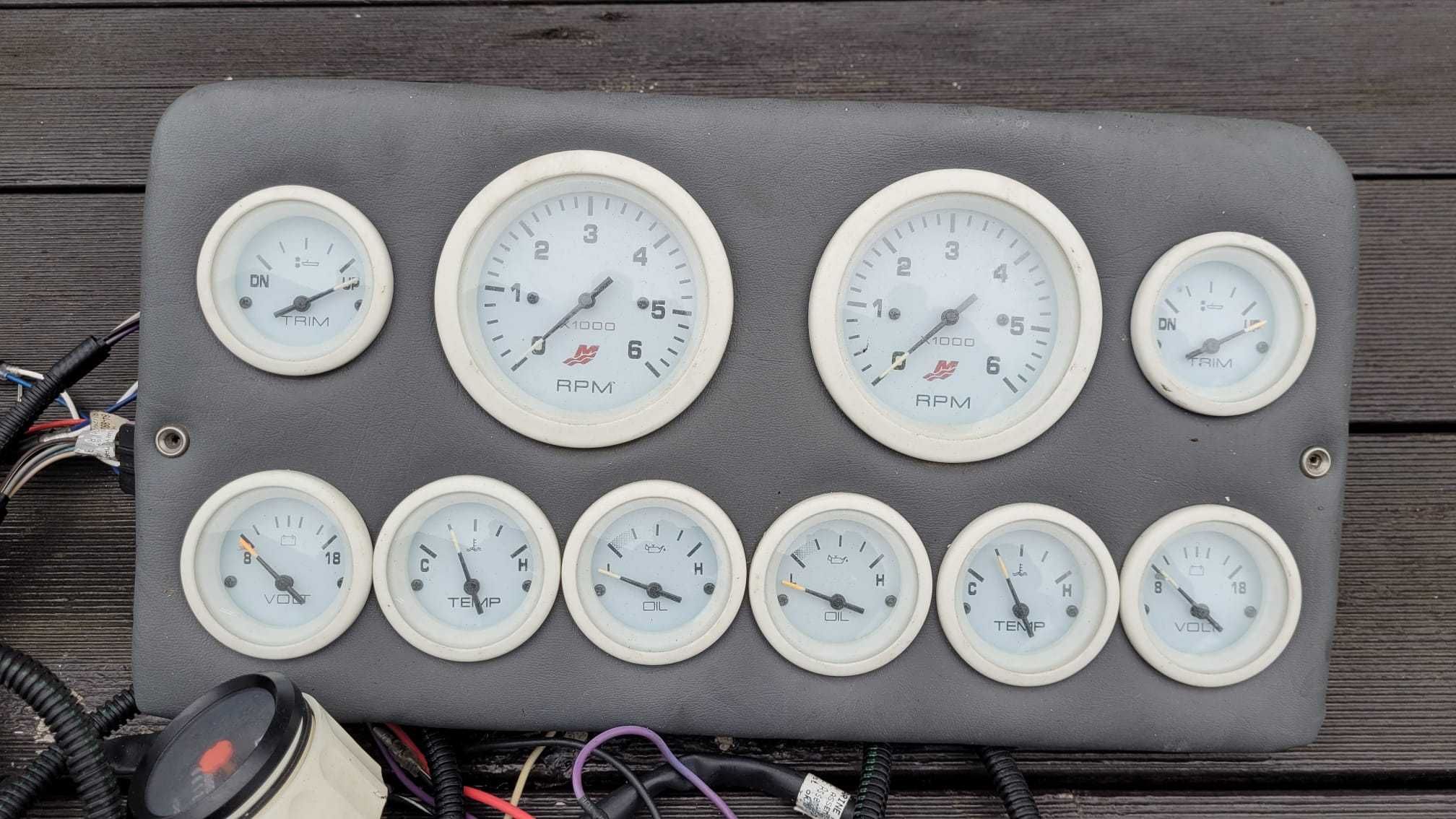 panel zegary  Mercruiser MPI na 2 silniki