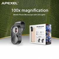 Apexel 100X APL-MS01 Микроскоп линза, макро объектив для телефона