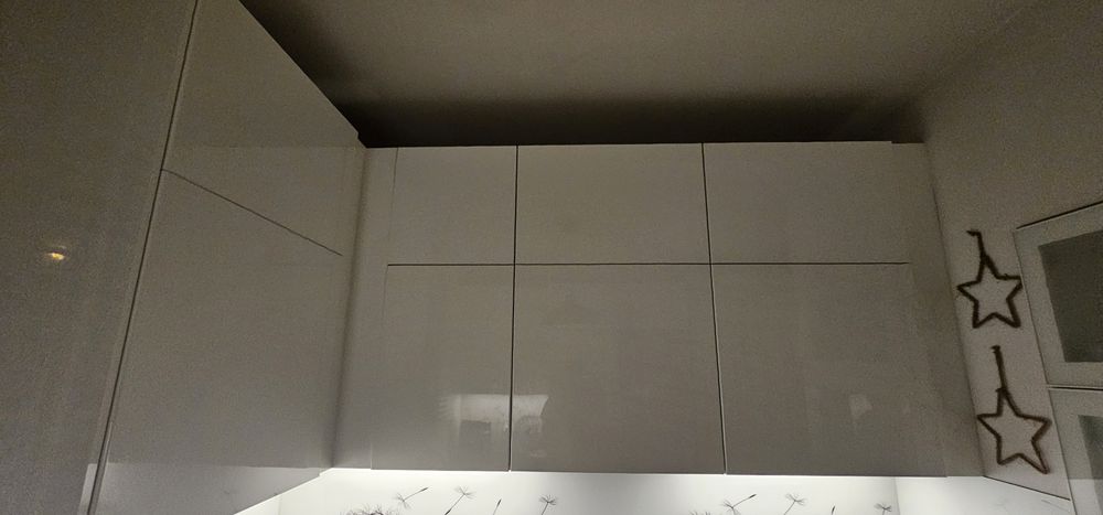 Białe fronty połysk do szafek kuchennych Ikea