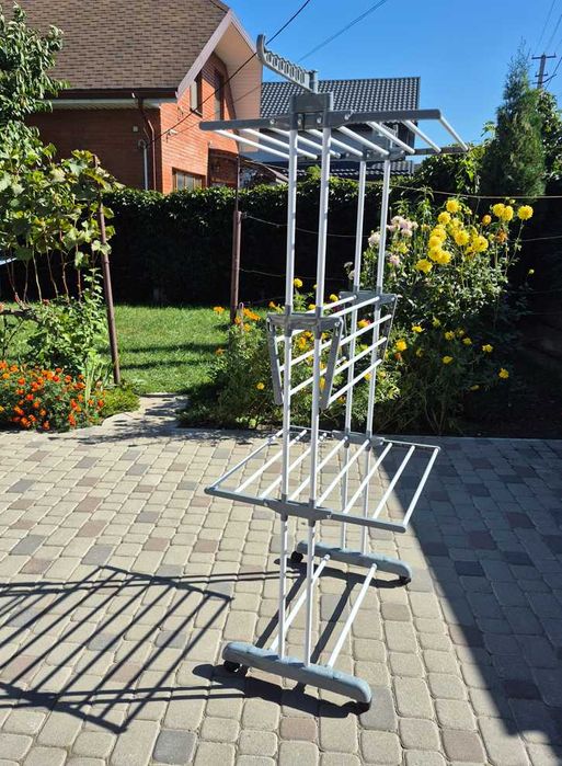 Сушарка для одягу багаторівнева компактна пересувна нова