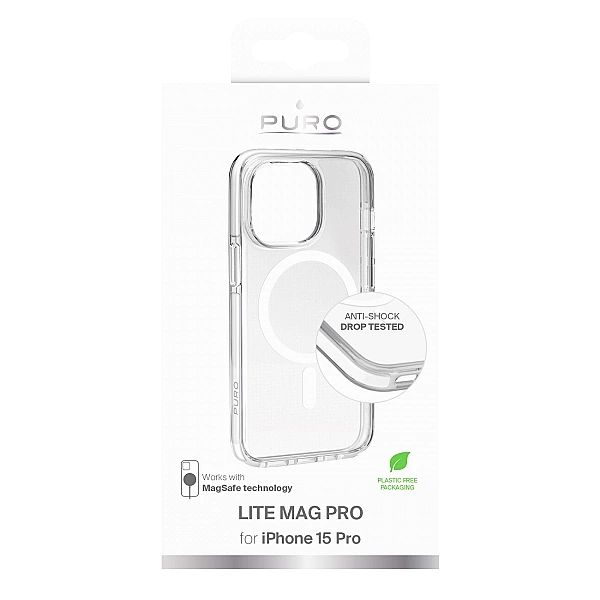 Puro Cover in PC+TPU+TPE with integrated magnets "LITE MAG PRO" for iP