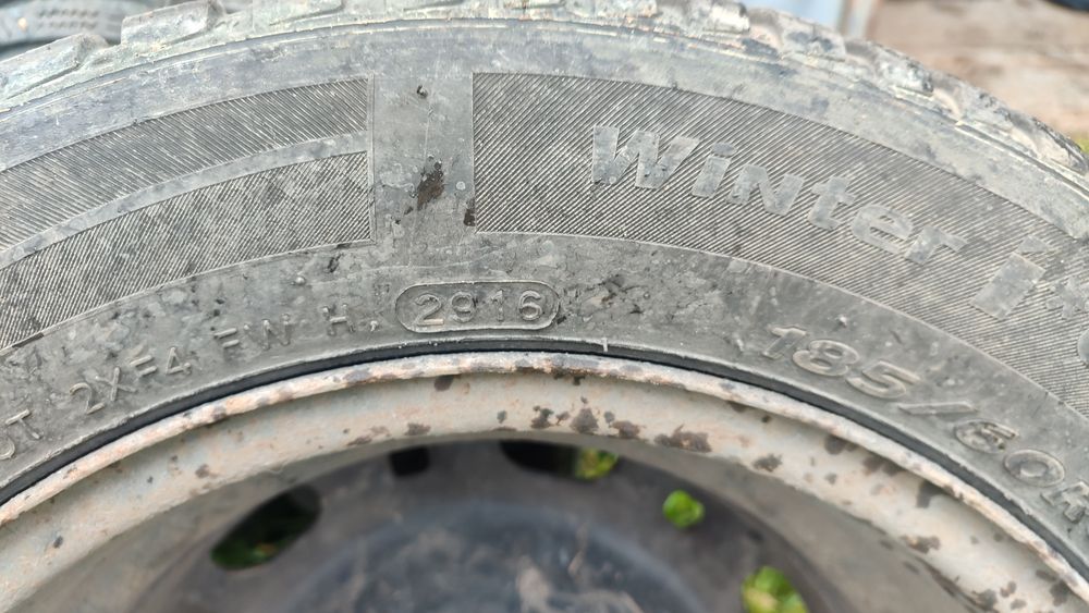 Шини резина зима на штамповках Hankook 185/60/14
