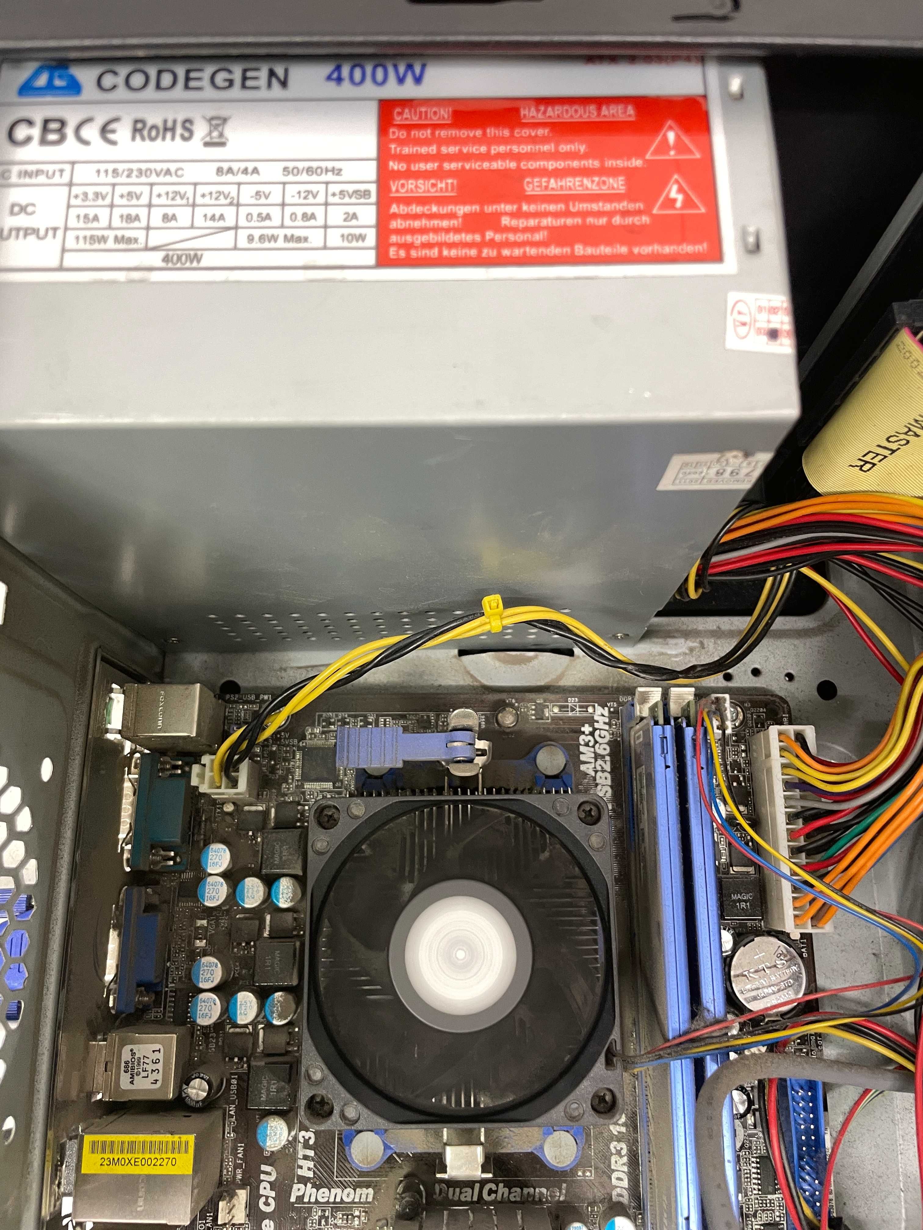 Компьютер для офиса Athlon II X2 270 Socket sAM3+ ASRock 960GM-GS3 FX