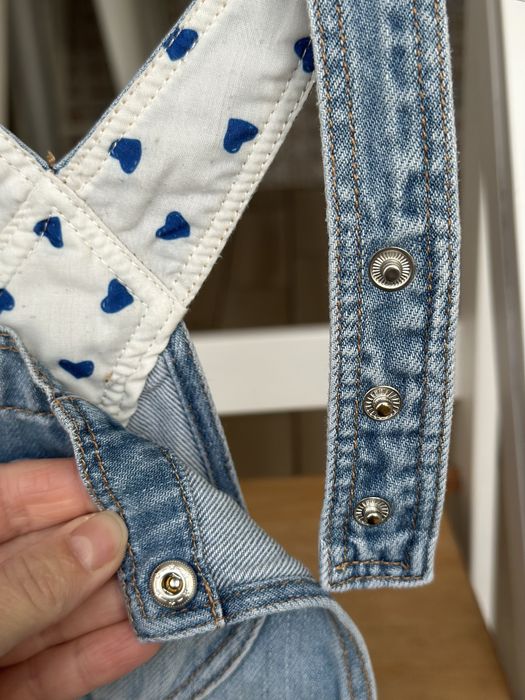 Комбінезон джинсовий H&M для дівчинки, 80 роз.