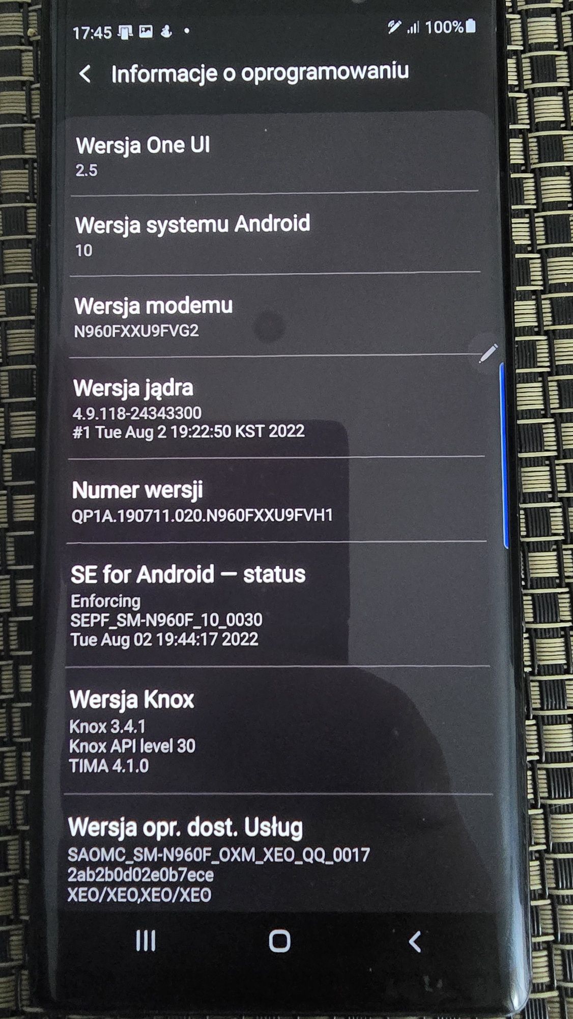 Samsung Galaxy Note 9 bez simlocka 8/512 Gb