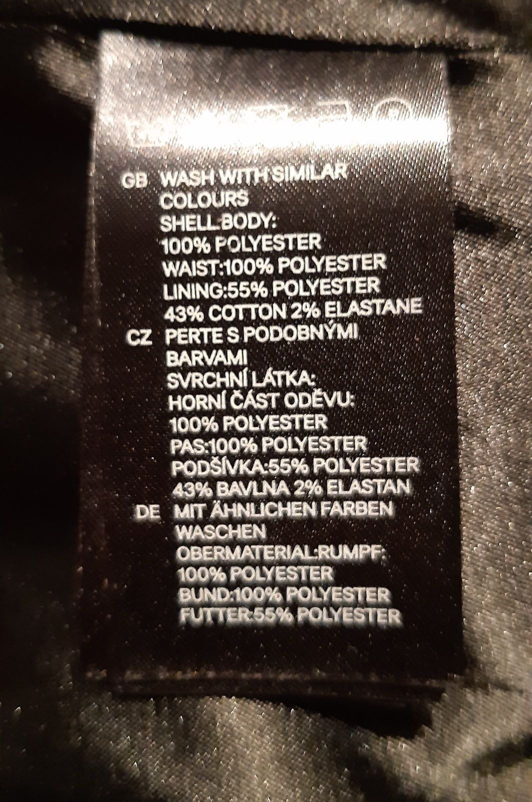 H&M nowy czarny gorset z kokardką sexi 36