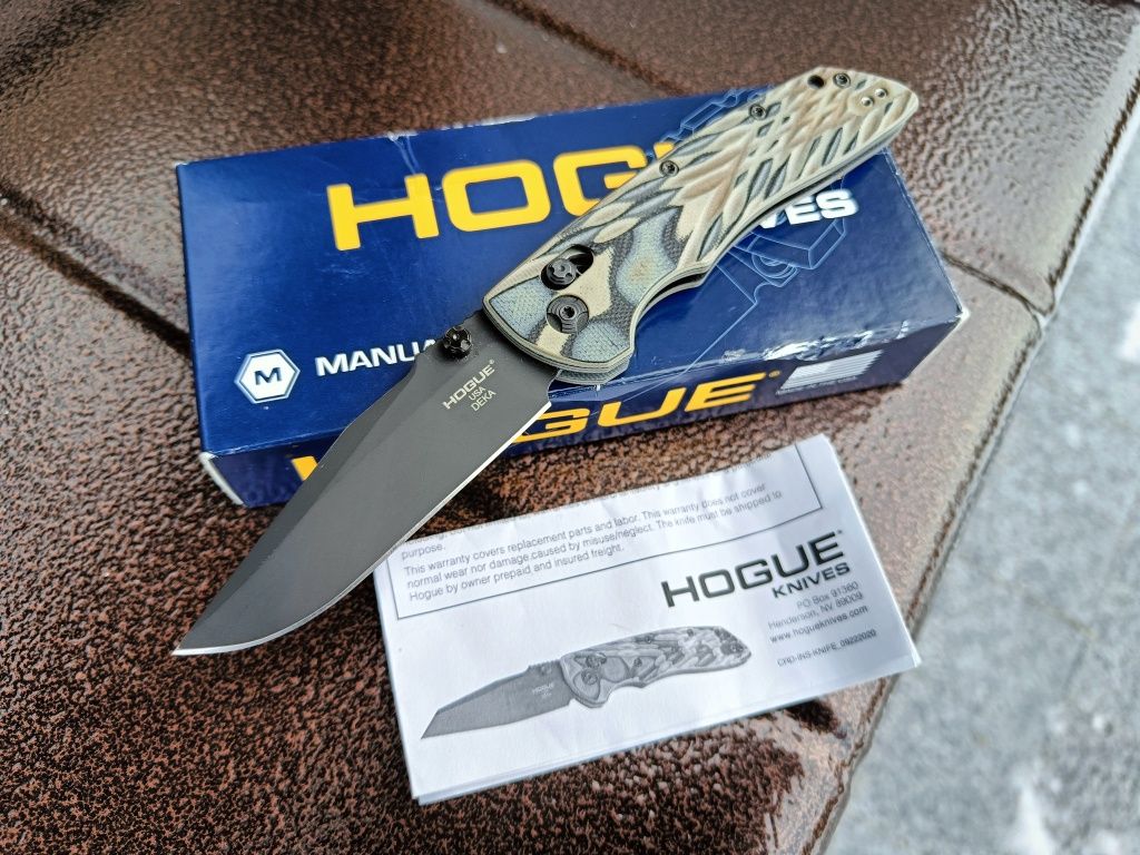 Nóż folder Hogue Deka Axis Lock G10 Made in USA 20cv