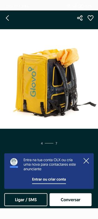 Mochila térmica glovo