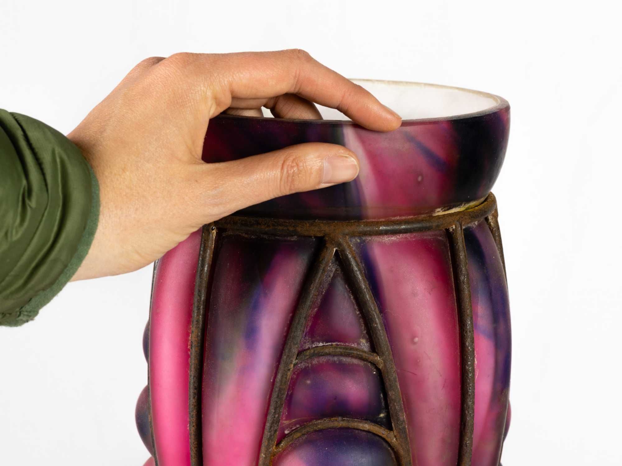 Vaso vidro Art Deco Charles Schneider | século XX