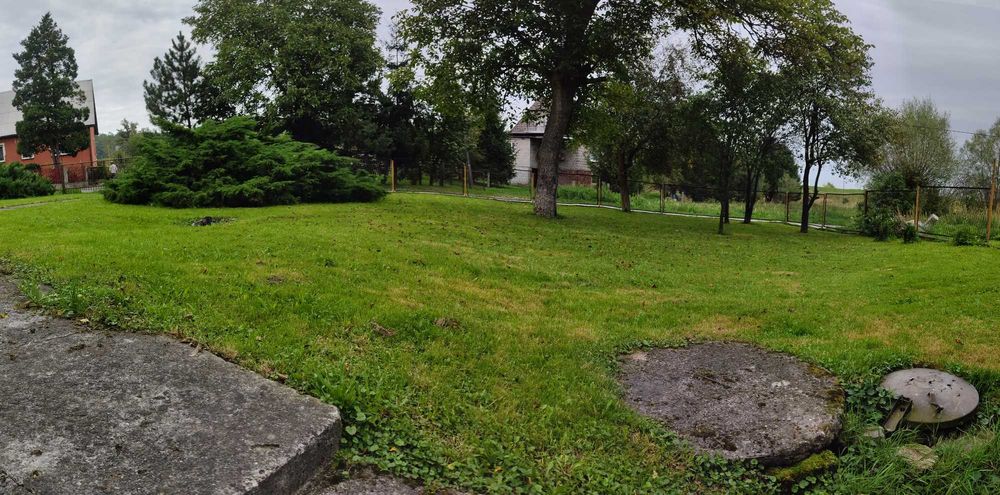 Działka 27a z możliwością podziału + dom do remontu, stodoła, garaże