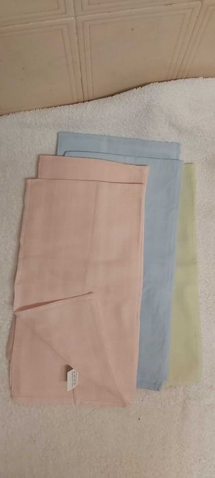 Fraldas bebé em algodão diversas cores