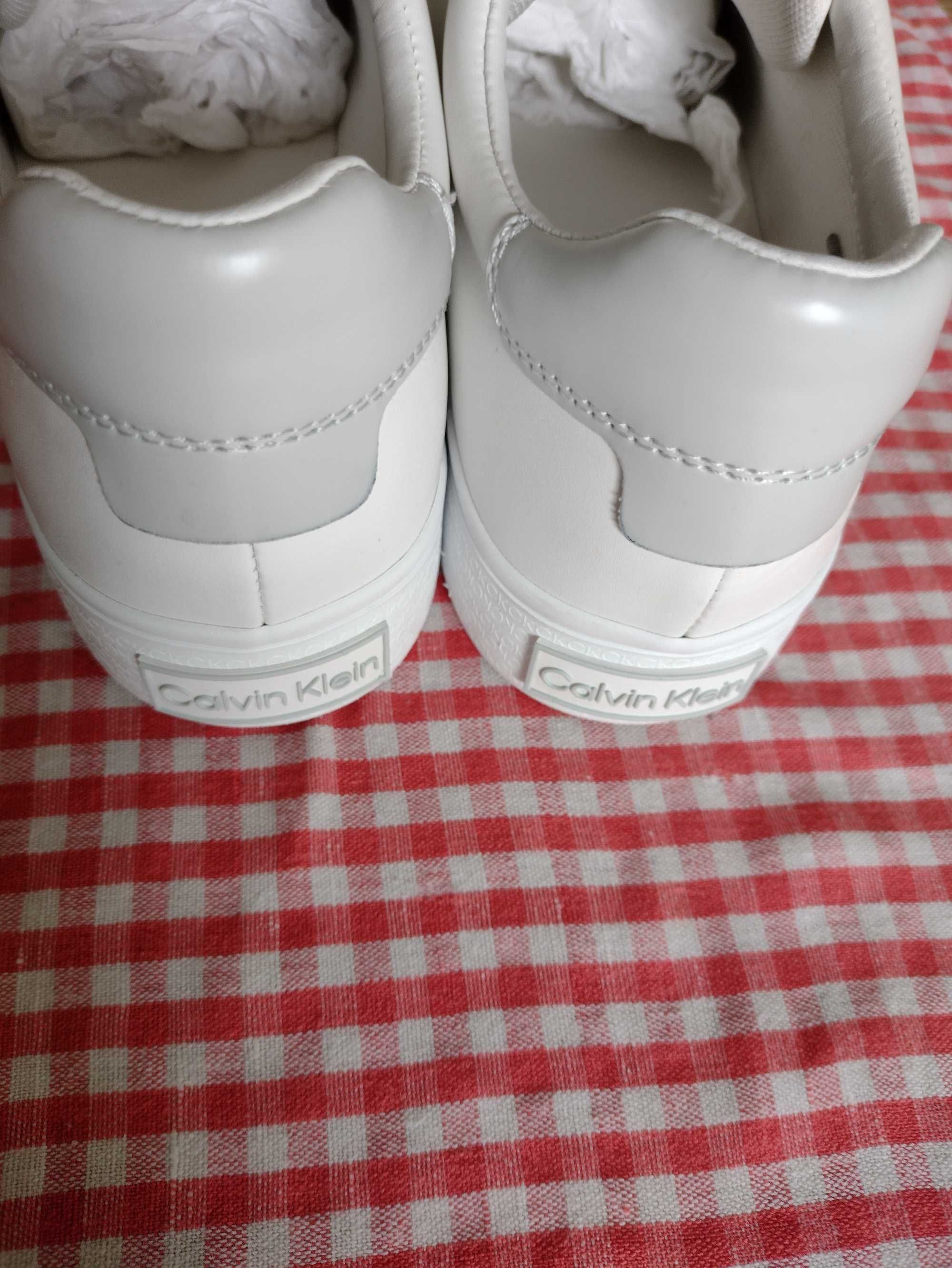 Calvin Klein sneakersy roz.. 38 białe