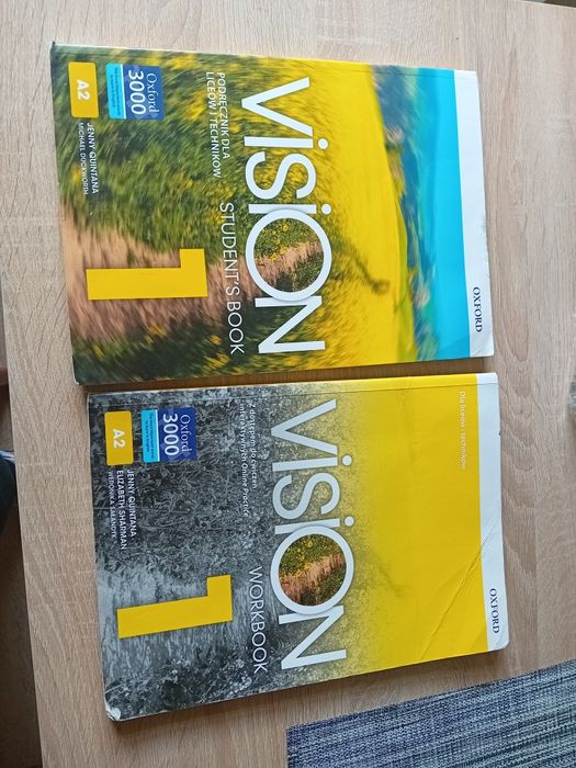 VISION 1, komplet, podręcznik i ćwiczenia do języka angielskiego