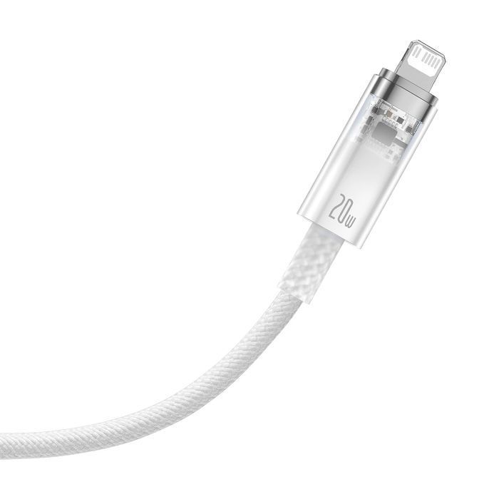 Baseus Explorer Series kabel przewód USB-C - Lightning 20W 2m biały