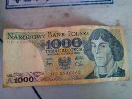 banknot 1000zł z 1982r